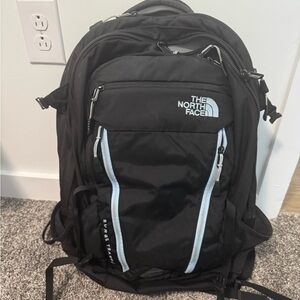 The North Face Black and Gray Backpack